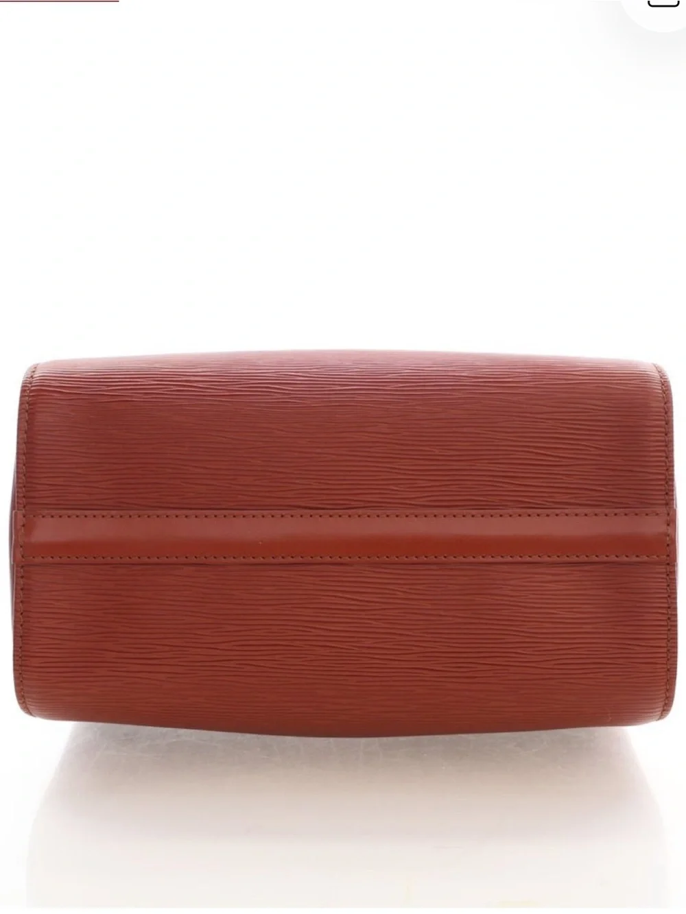 Louis Vuitton Speedy 25 Calfskin Brown Bag with Lock